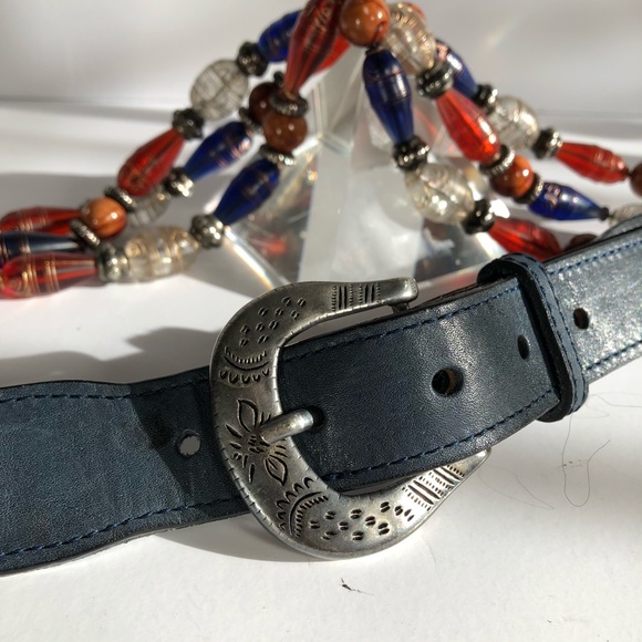 The Limited Accessories - Bohemian leather and beaded belt